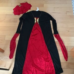 Rubie’s Gothic Vampiress Costume, Kids - Large